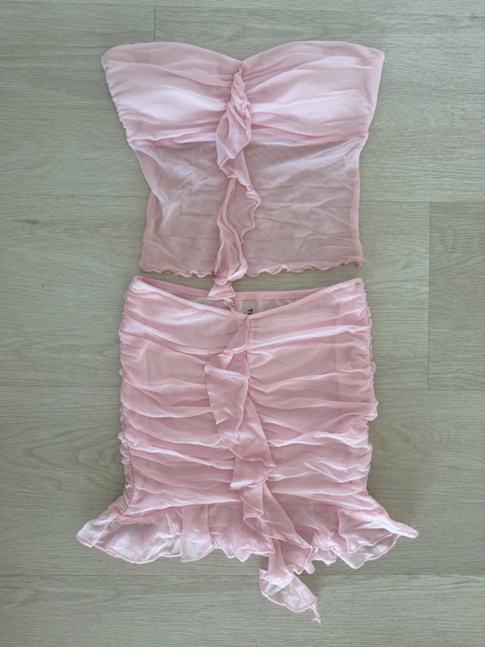 Light Pink skirt set